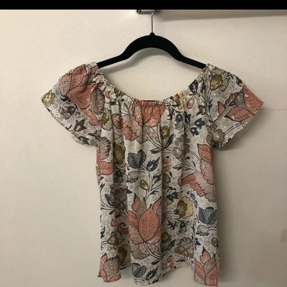 Loft floral print blouse